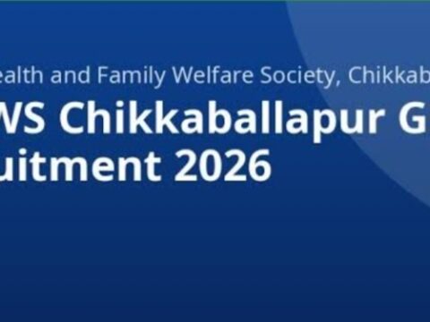 DHFWS ಚಿಕ್ಕಬಳ್ಳಾಪುರ RECRUITMENT NOTIFICATION 2026